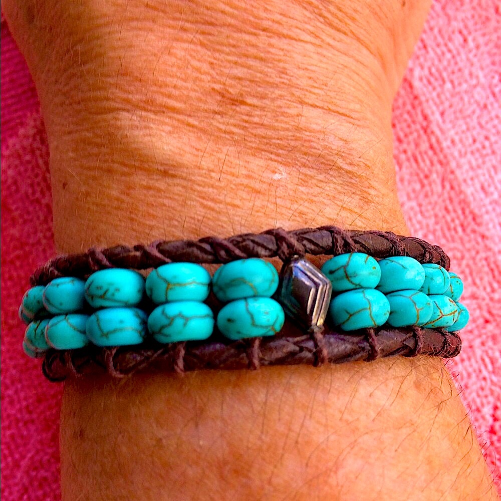 Howlite stone bracelet